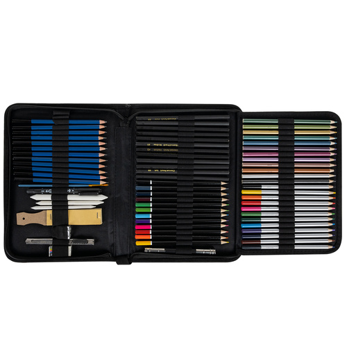 Zestaw do szkicowania 74szt. Maaleo 19178 - obrazek 6