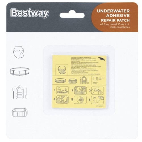 Zestaw łatek naprawczych do basenu - BESTWAY 62091 - obrazek 4