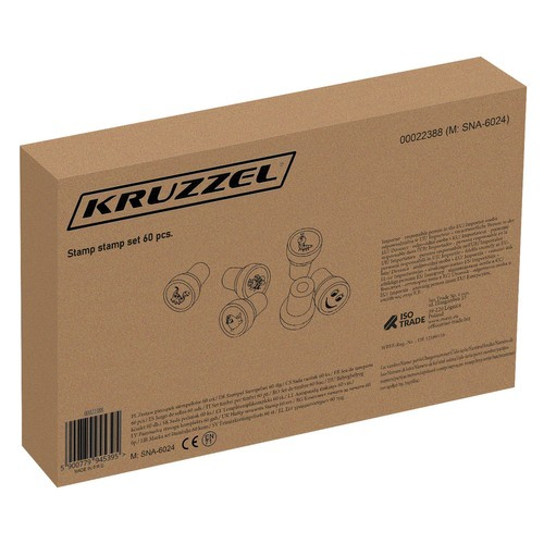 Zestaw pieczątek stempelków 60 szt.22388 - obrazek 13