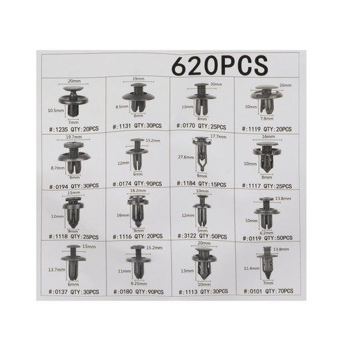 Zestaw spinek do samochodu + ściągacz Xtrobb 24297 - obrazek 13