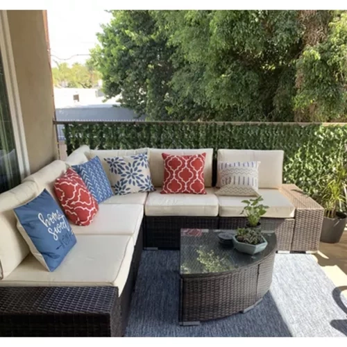 Żywopłot sztuczny na balkon - 3m Gardlov 23641 - obrazek 7