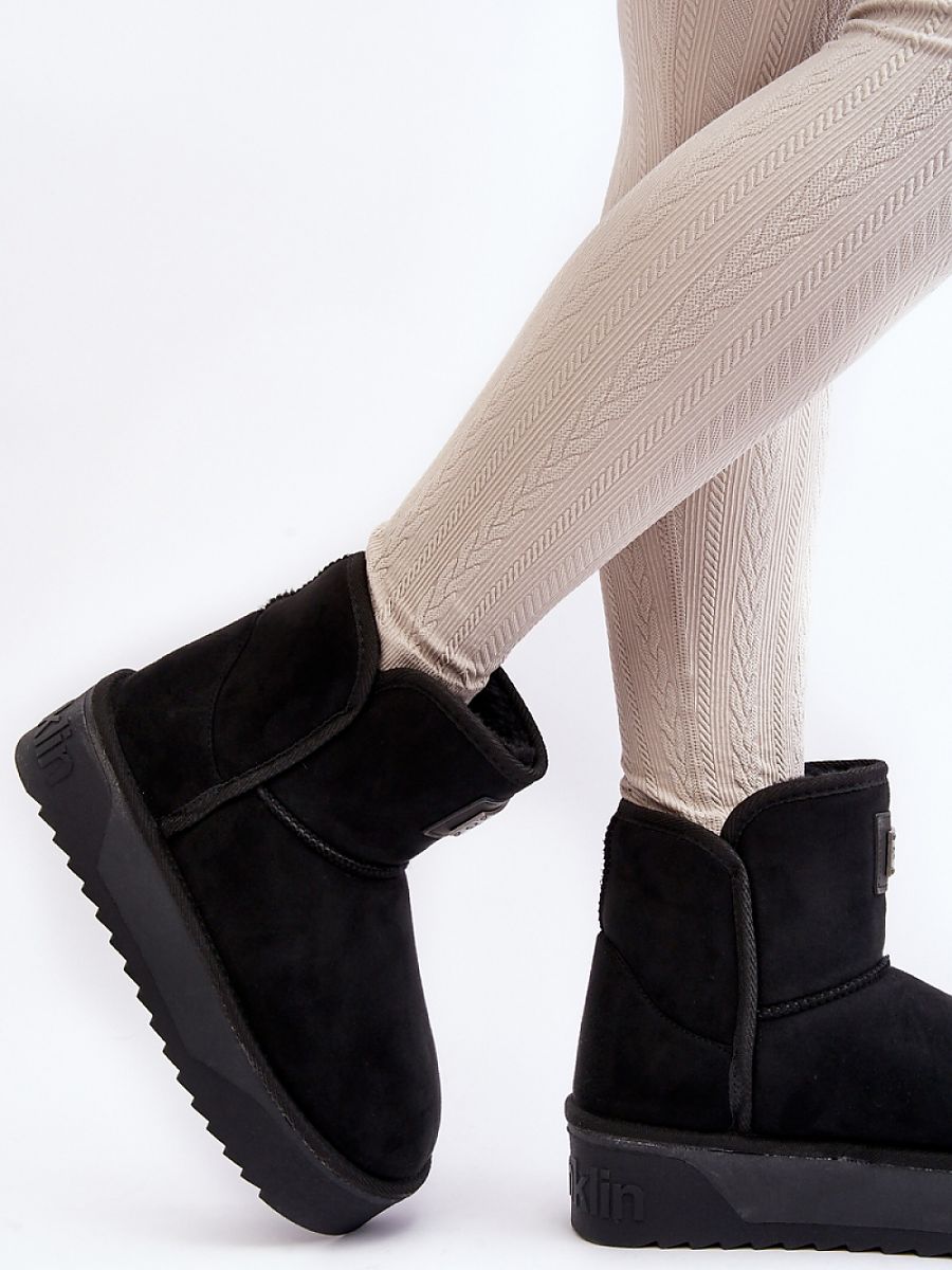 Śniegowce Model D.Franklin DFSH371004 Black - Step in style - obrazek 2