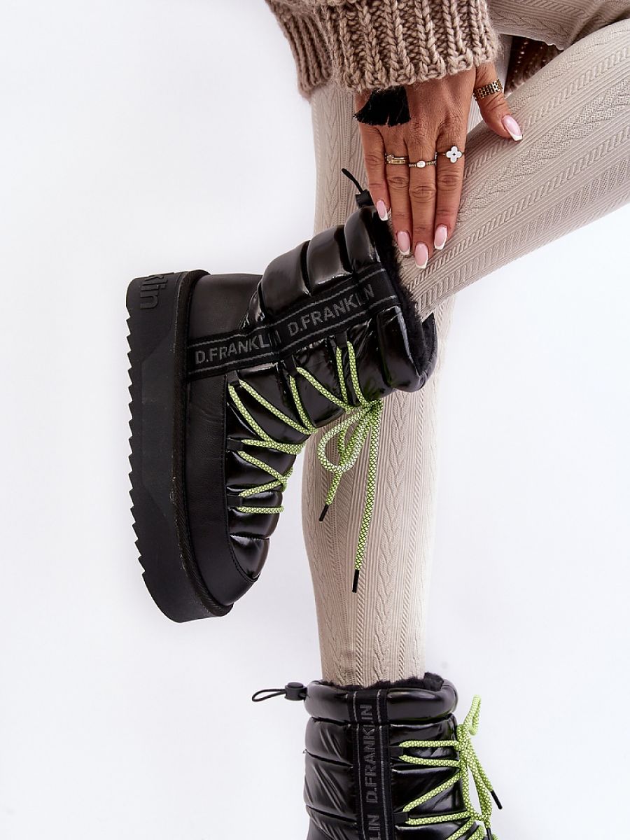 Śniegowce Model D.Franklin DFSH371007 Black - Step in style - obrazek 2