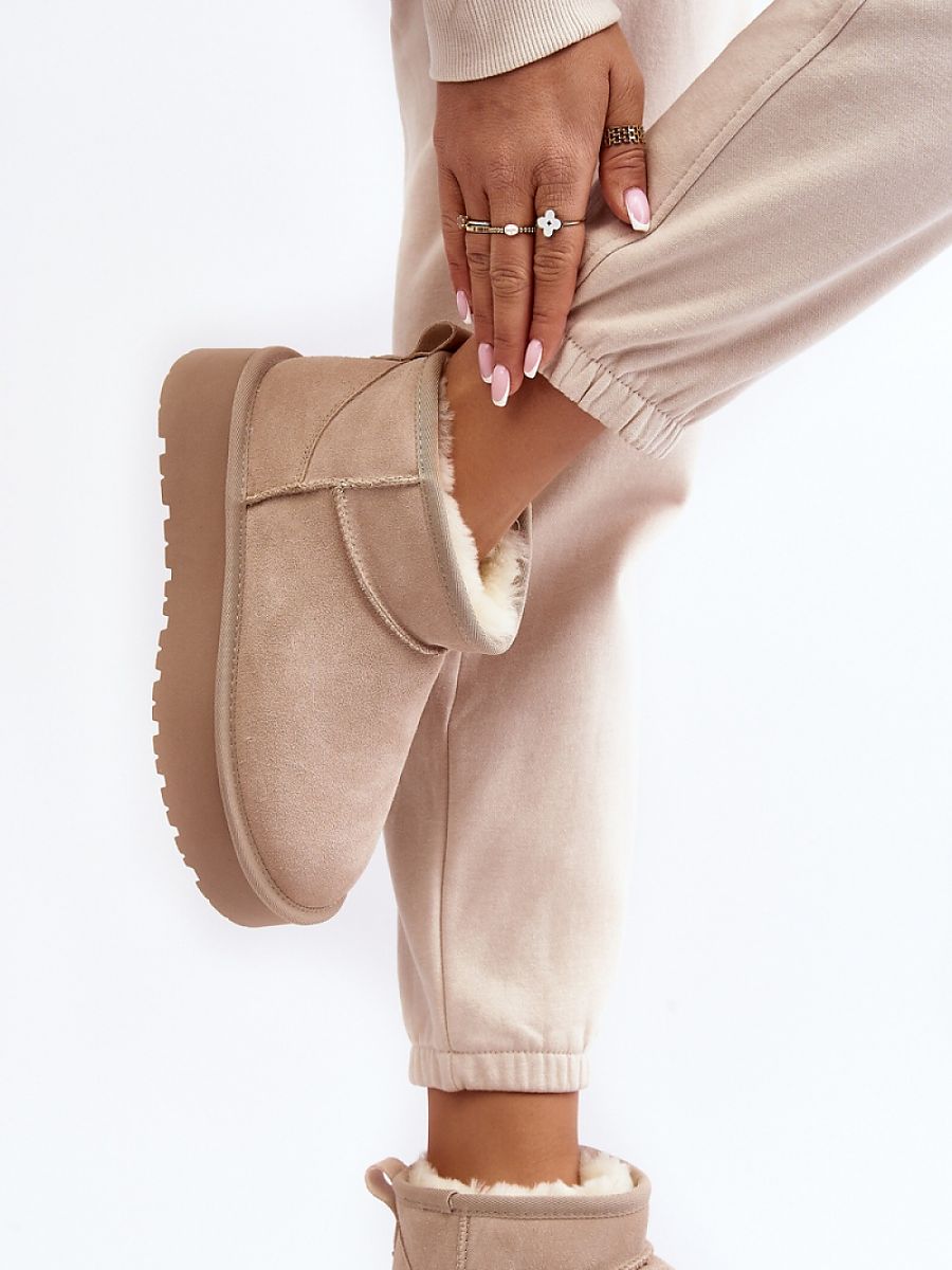 Śniegowce Model Nucca W5828 Beige - Step in style - obrazek 2