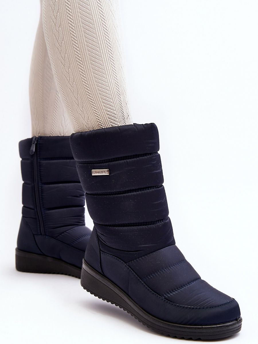 Śniegowce Model Calena 22SN26-5028 NavyNavy - Step in style