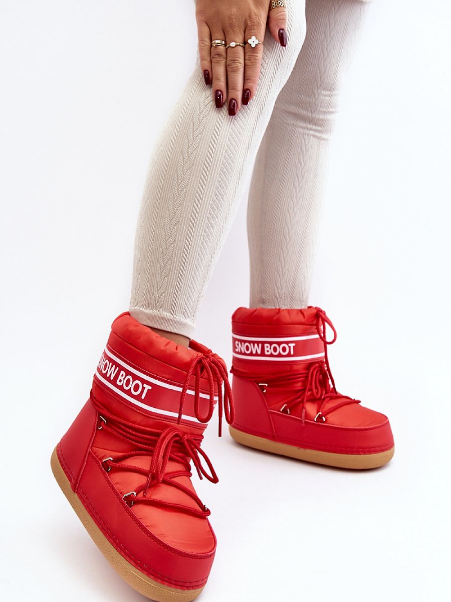 Śniegowce Model Soia NB619 Red - Step in style - obrazek 2