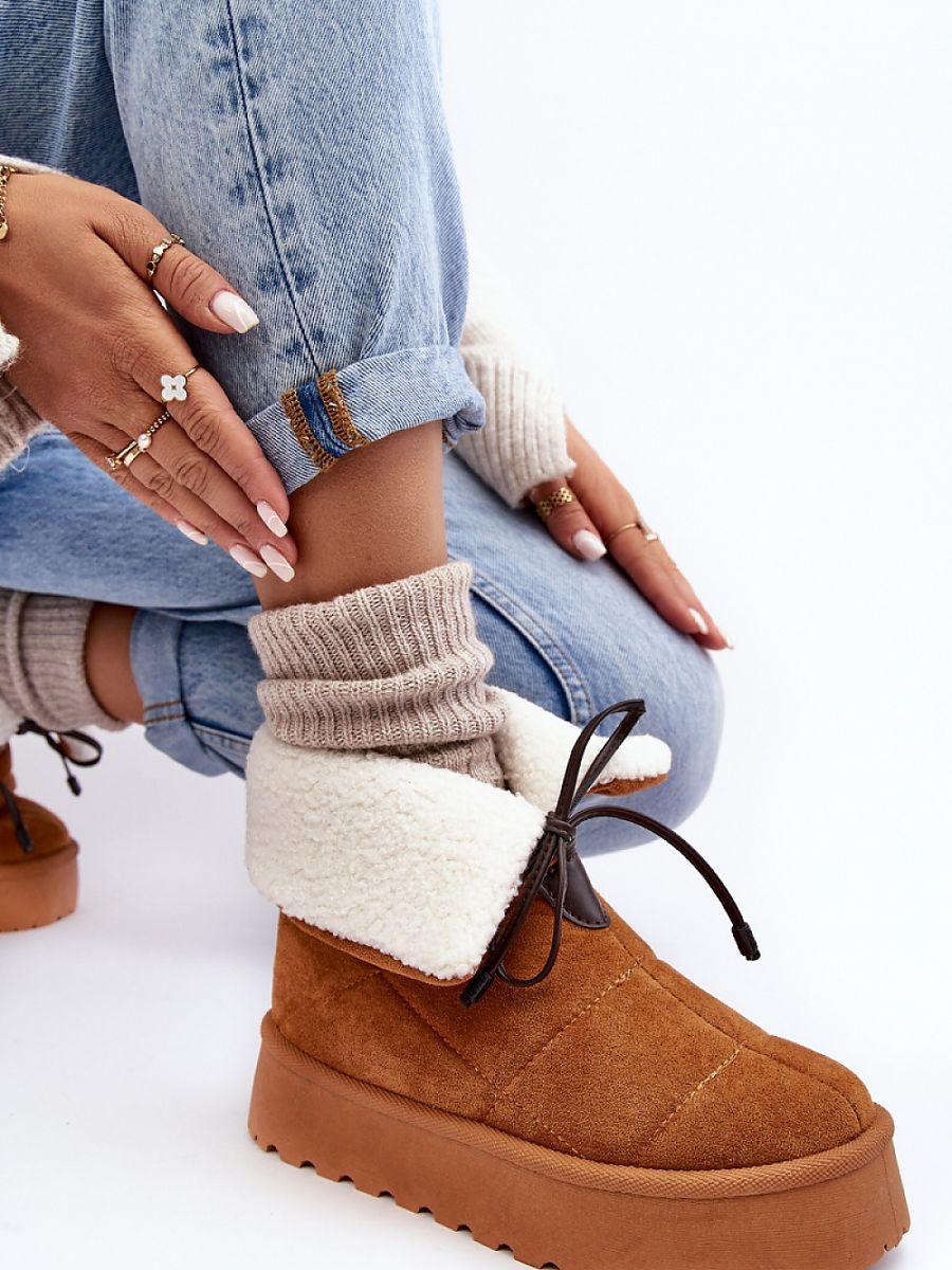 Śniegowce Model Olimuka VL212P Camel - Step in style