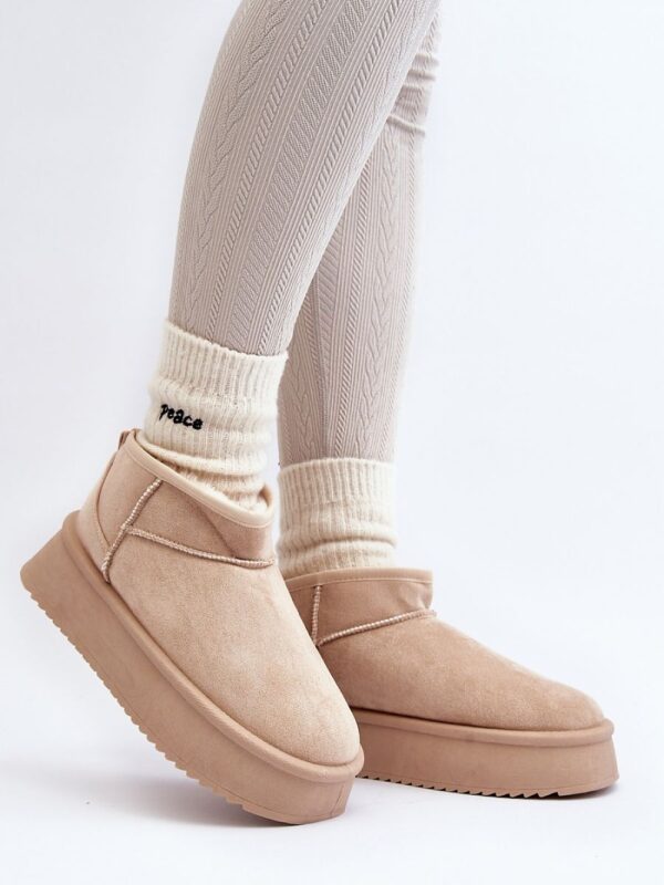 Śniegowce Model Caliksa UA-1855 Beige - Step in style