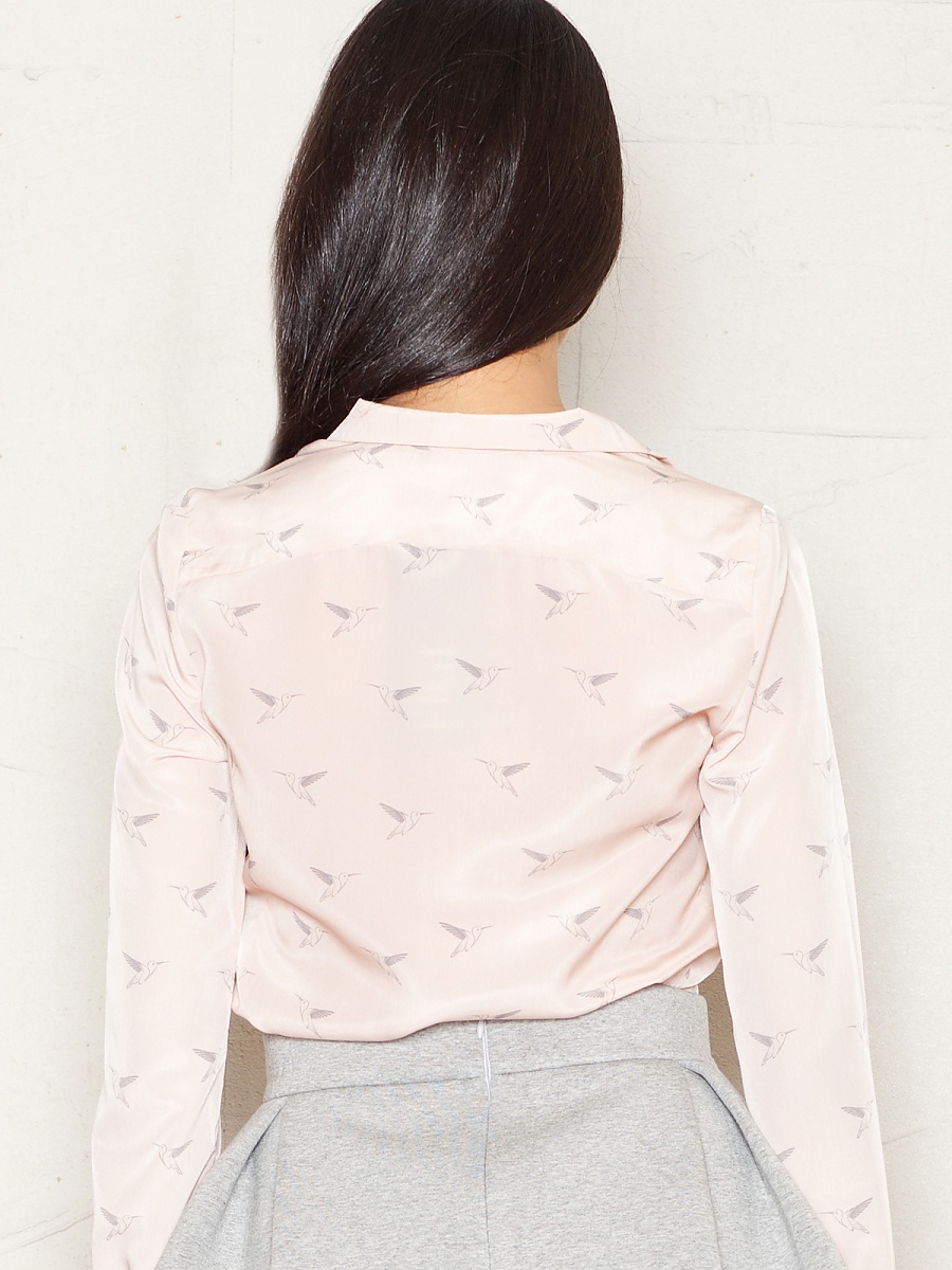 Koszula Damska Model M284 Pink - Figl - obrazek 3