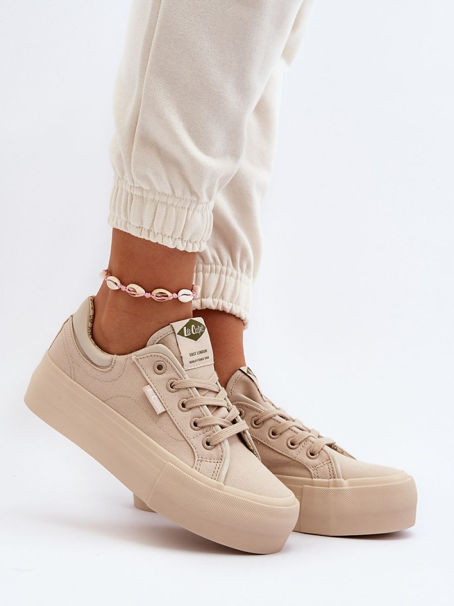 Trampki Model Lee Cooper LCW-24-31-2181 Beige - Step in style