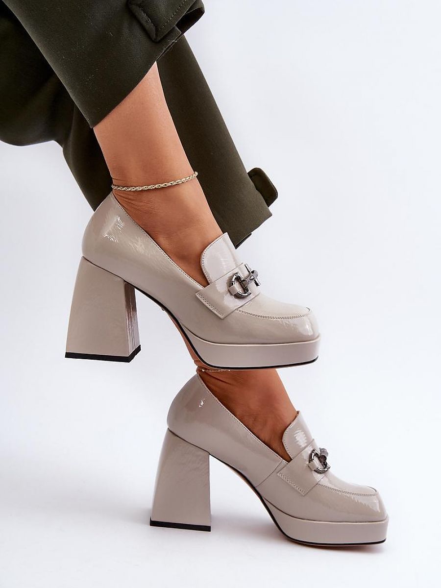 Półbuty Model DA MR38-906 Grey - Step in style - obrazek 3