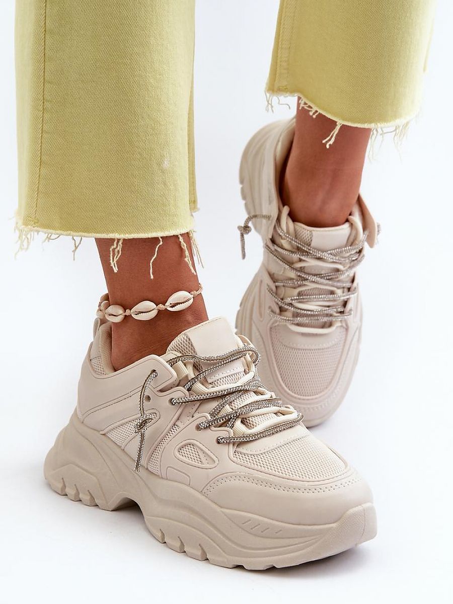 Buty Sportowe Model Relissa C2155 Beige - Step in style - obrazek 3