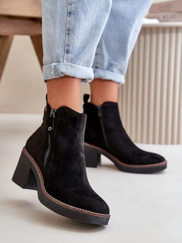 Botki Model Velarilla KE221 Black - Step in style