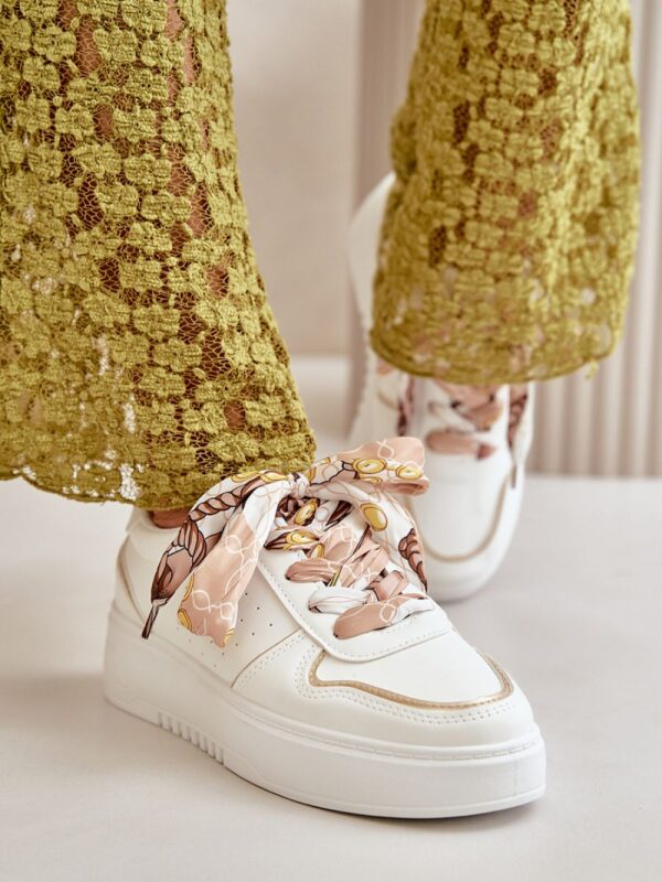 Buty Sportowe Model Mistra MS3107 White/Gold - Step in style