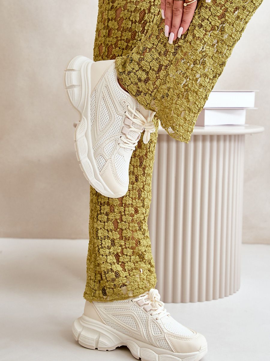 Buty Sportowe Model Timoci Y3801 Beige - Step in style - obrazek 3