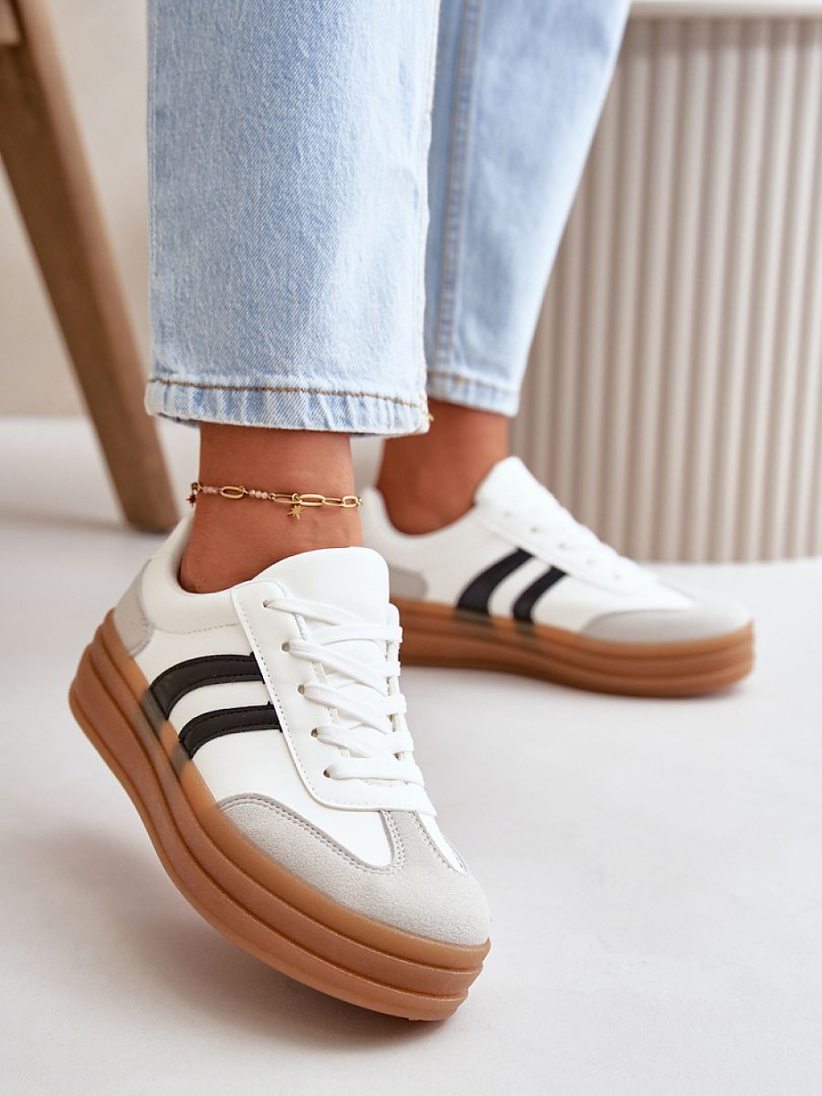 Buty Sportowe Model Nesonice 24SP26-6769 White/Grey - Step in style - obrazek 3