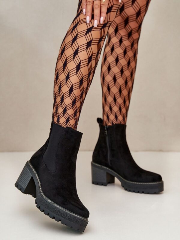 Botki Model Irissinae KE217 Black - Step in style