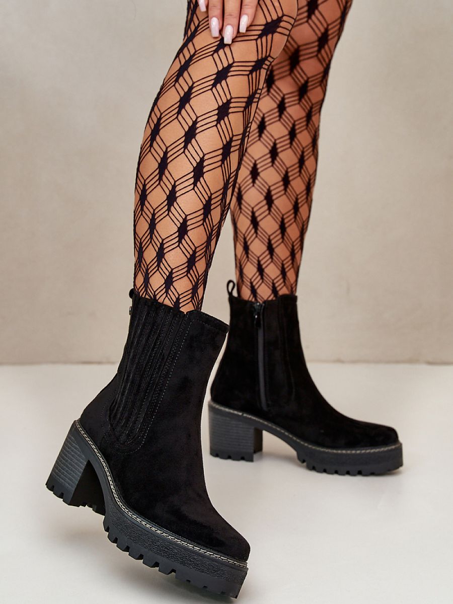 Botki Model Nevitas KE218 Black - Step in style