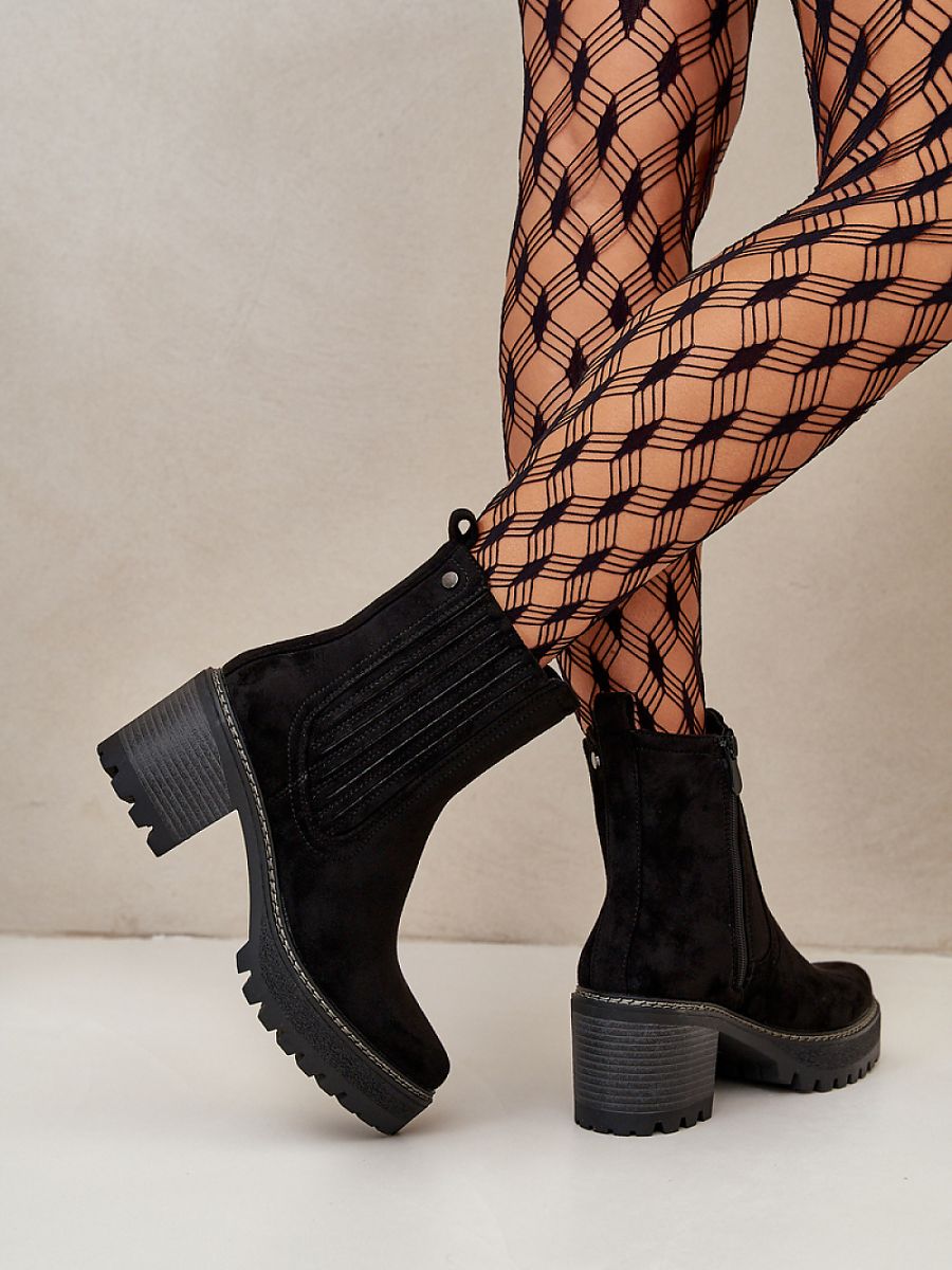 Botki Model Nevitas KE218 Black - Step in style - obrazek 3