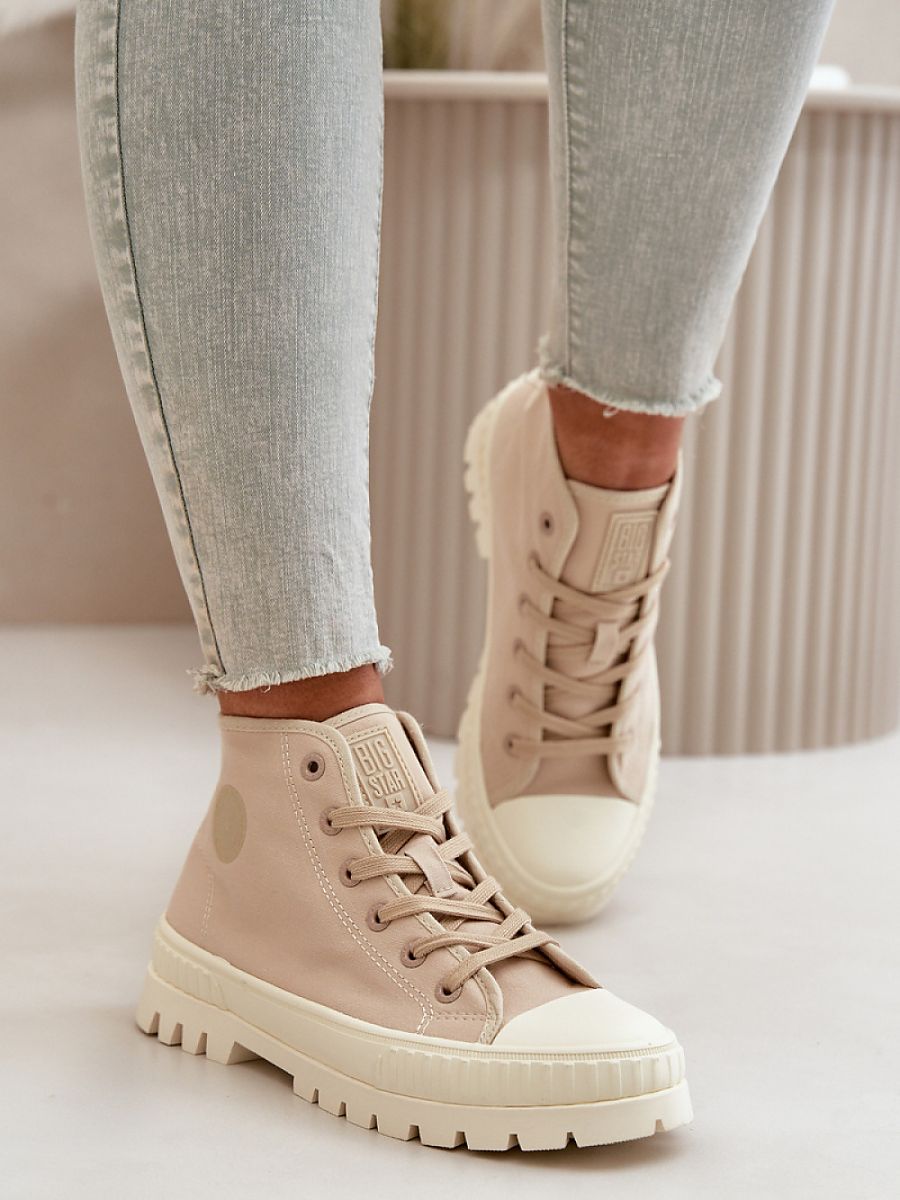 Trampki Model Big Star OO274006 Beige - Step in style - obrazek 3