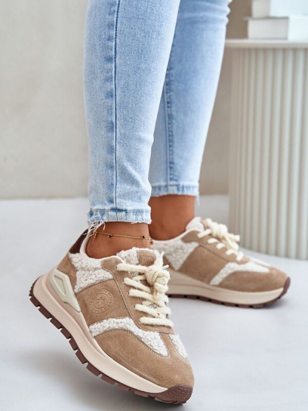 Buty Sportowe Model Big Star OO274A317 Hi-Polly System Beige - Step in style