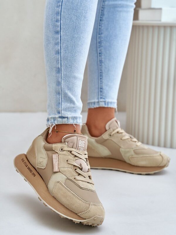 Buty Sportowe Model Big Star OO274564 Hi-Polly System Beige - Step in style