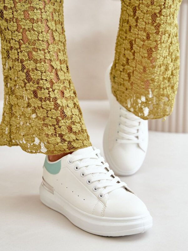 Trampki Model Nevelena JDJ-18 White/Green - Step in style