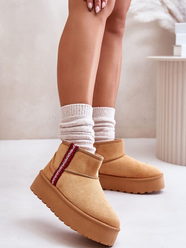 Śniegowce Model Lomessa 20221 Camel - Step in style