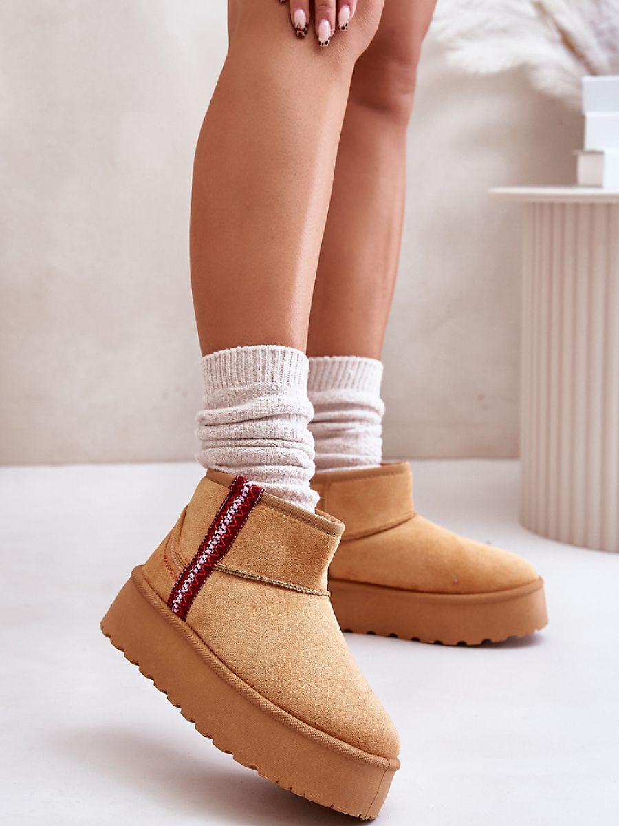 Śniegowce Model Lomessa 20221 Camel - Step in style