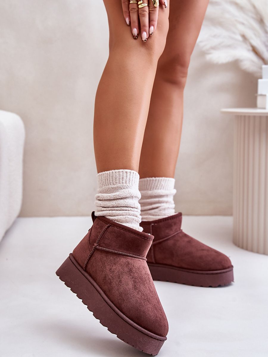 Śniegowce Model Xamella 20216-4H Dark Brown - Step in style