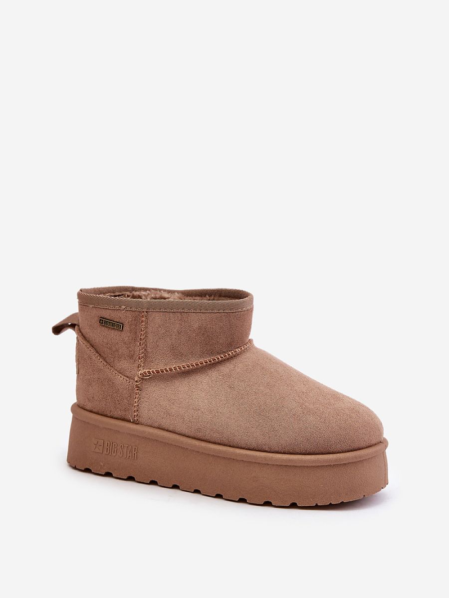 Śniegowce Model Big Star OO274A100 Beige - Step in style - obrazek 2