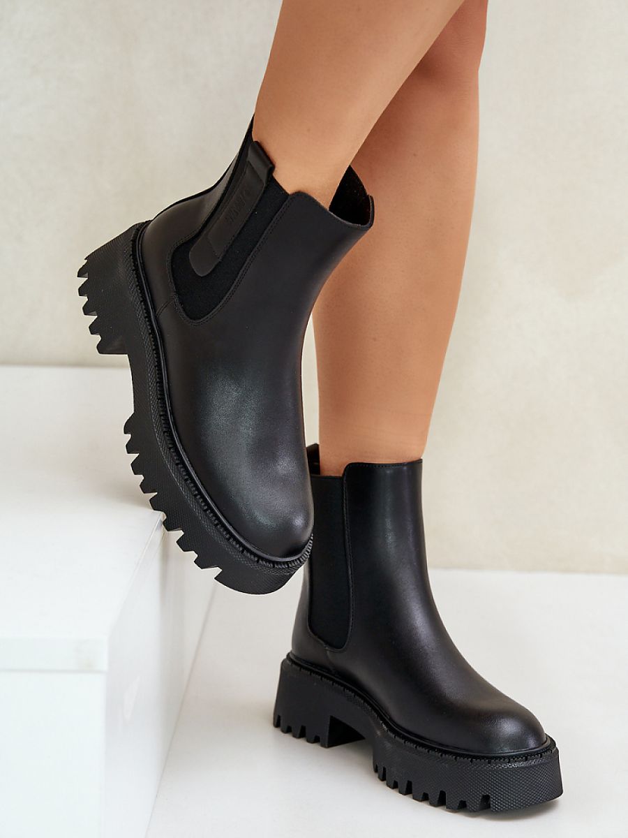 Sztyblety Model Big Star OO274A386 Black - Step in style - obrazek 3