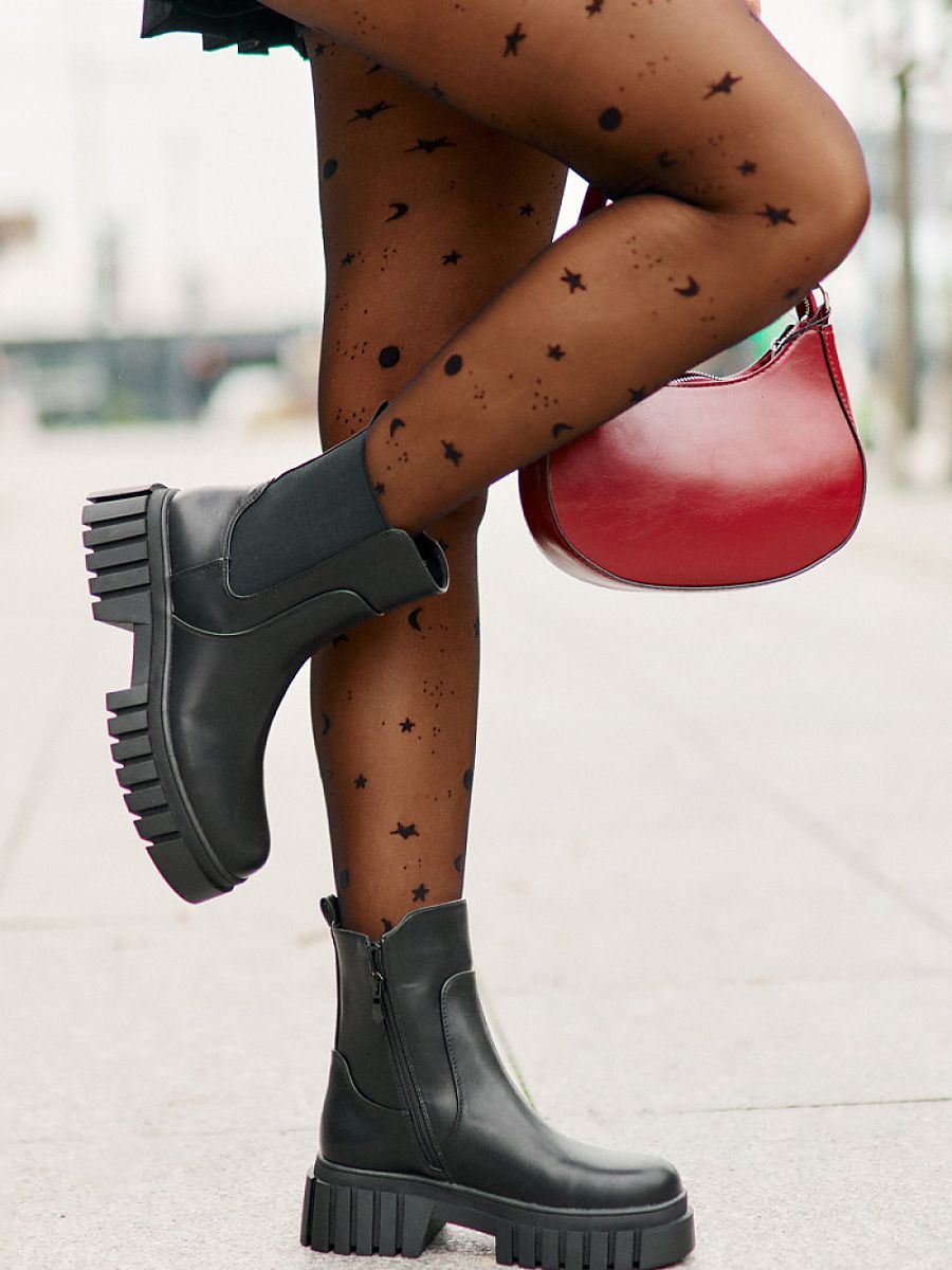 Sztyblety Model S.Barski HY42-975 Black - Step in style - obrazek 3