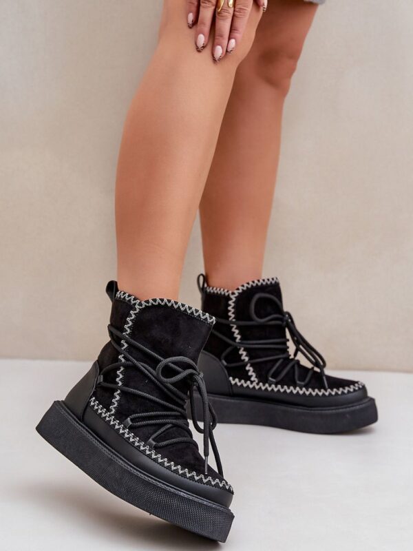 Śniegowce Model Naleris MD1094-1 Black - Step in style