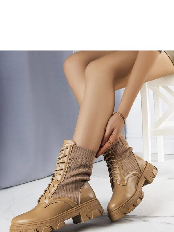 Brązowe traperki Kori - Solea