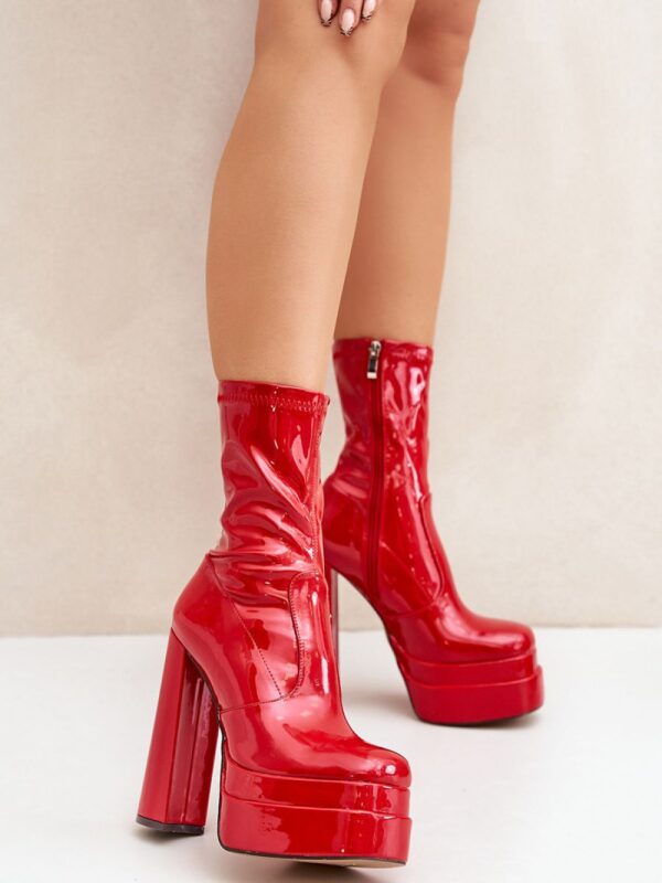 Botki Model Lotisha C-244 Red - Step in style