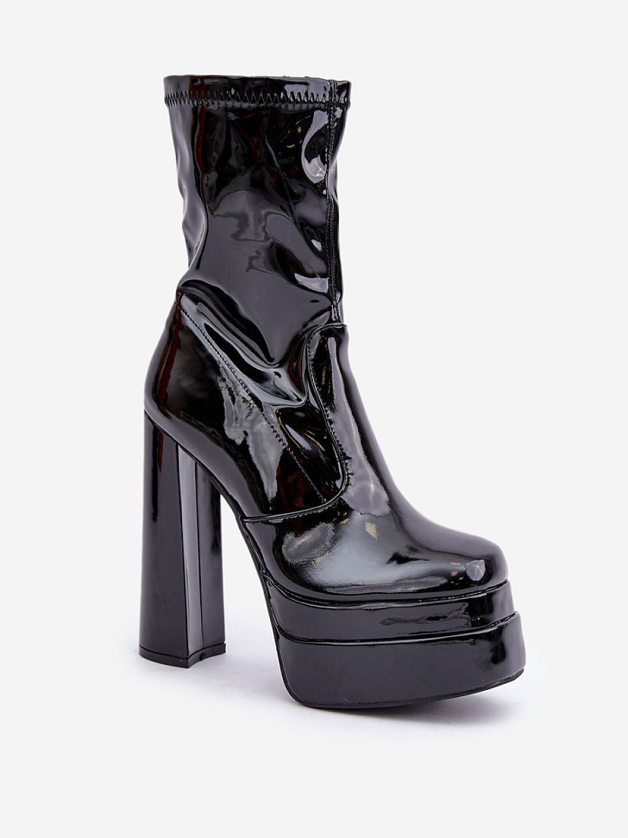 Botki Model Lotisha C-244 Black - Step in style - obrazek 2