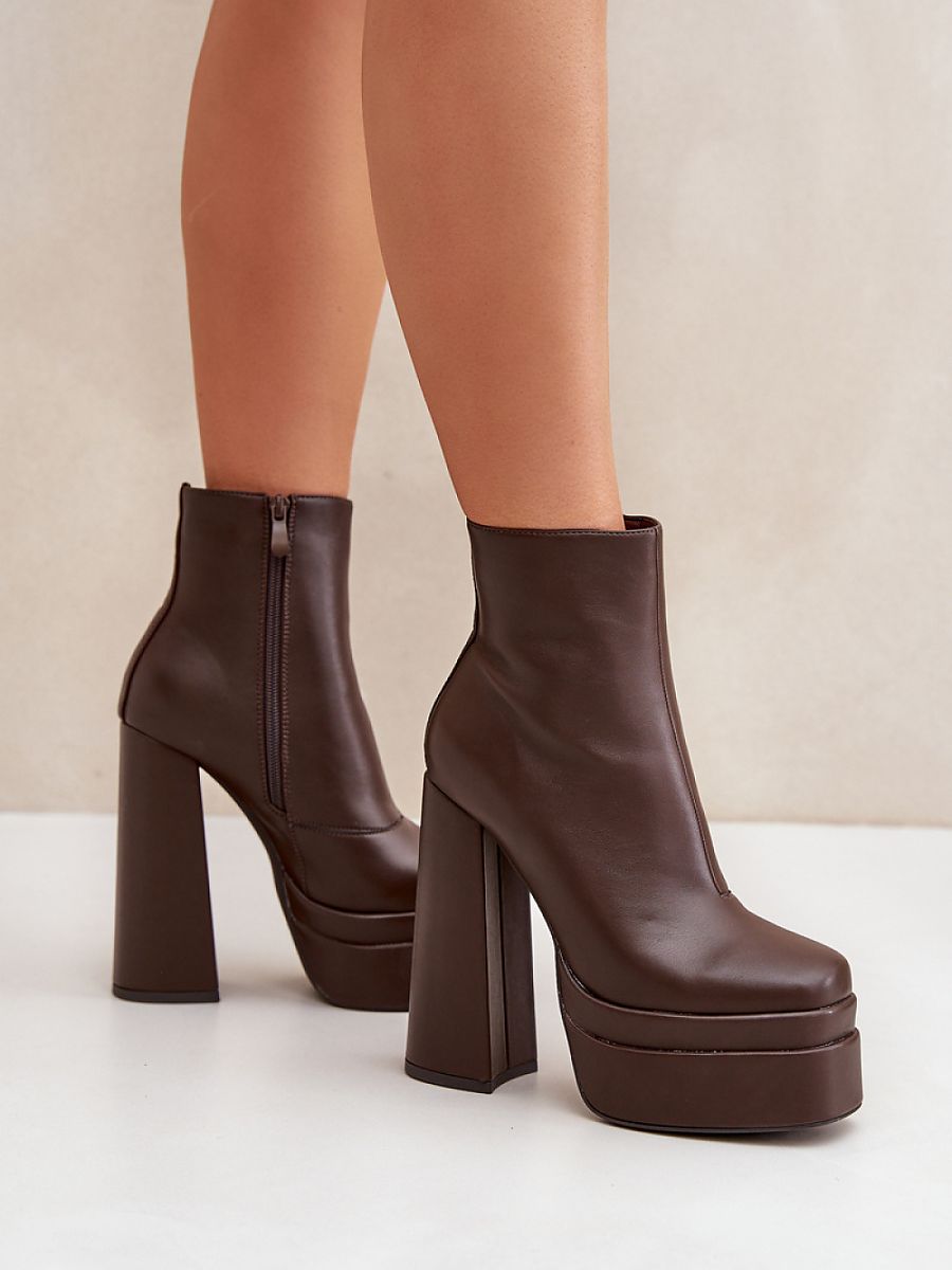 Botki Model Selahra JA-26 Czekolada - Step in style