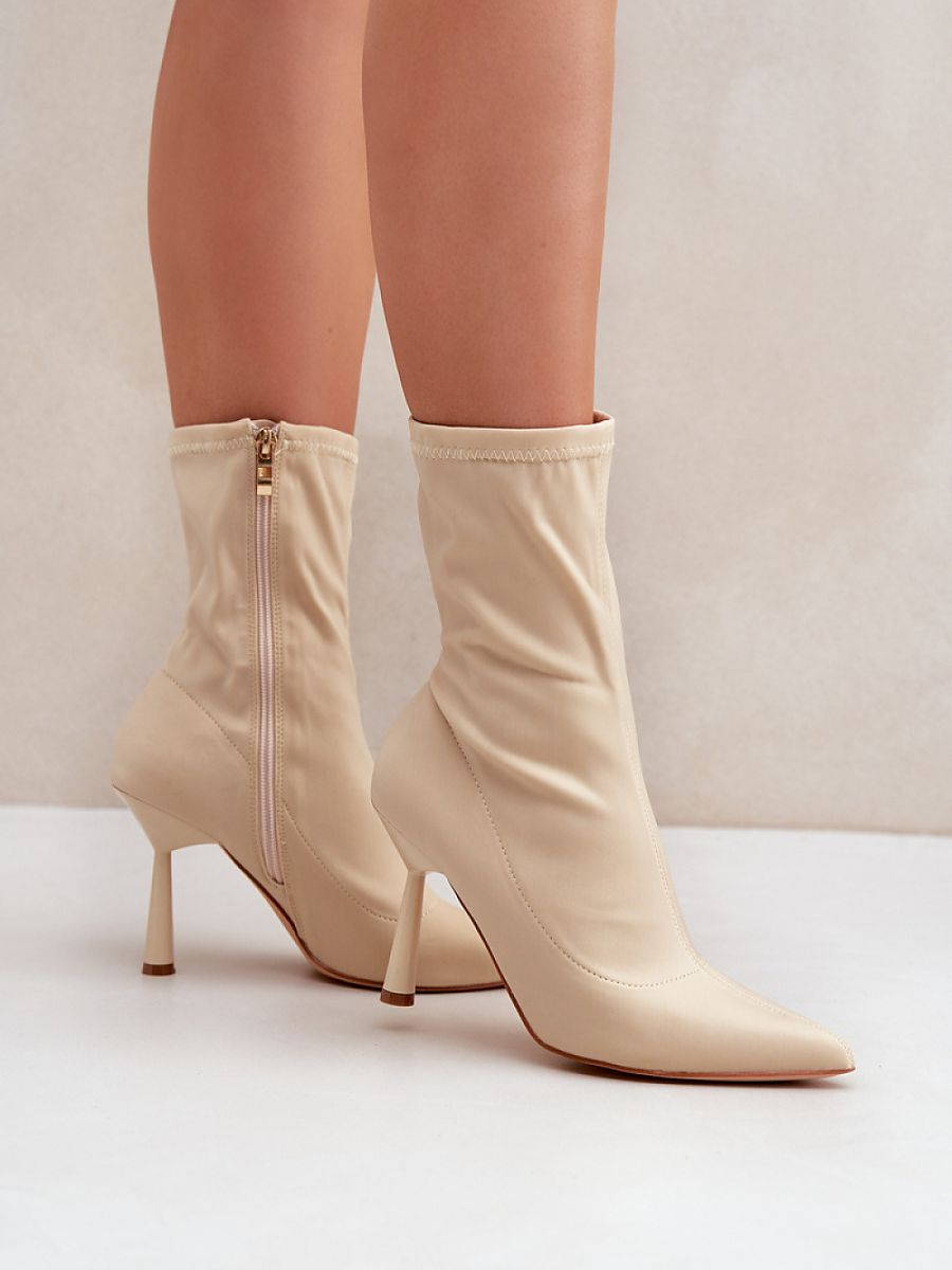 Botki Model Amune MVP326 Light Beige - Step in style - obrazek 3