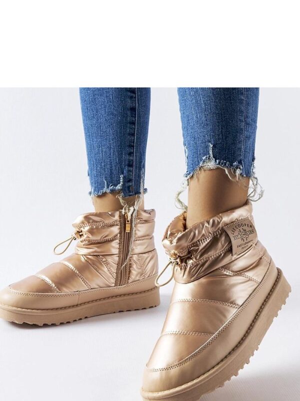 Złote śniegowce Lee Cooper LCJ-23-44-1965L - Solea