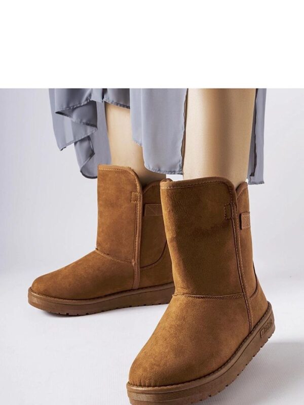 Brązowe śniegowce Big Star KK274616 - Solea