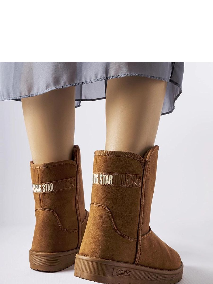 Brązowe śniegowce Big Star KK274616 - Solea - obrazek 2