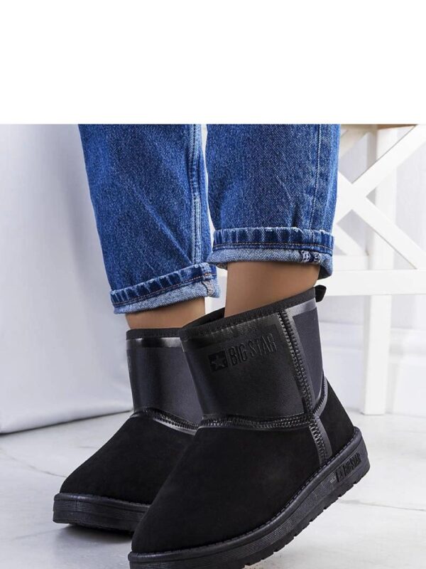 Czarne śniegowce damskie KK274614-906 - Solea