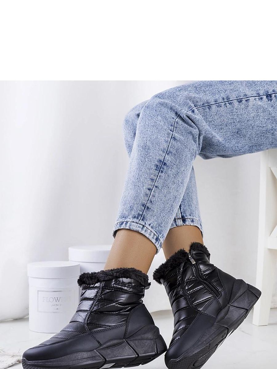 Czarne śniegowce Lago - Solea