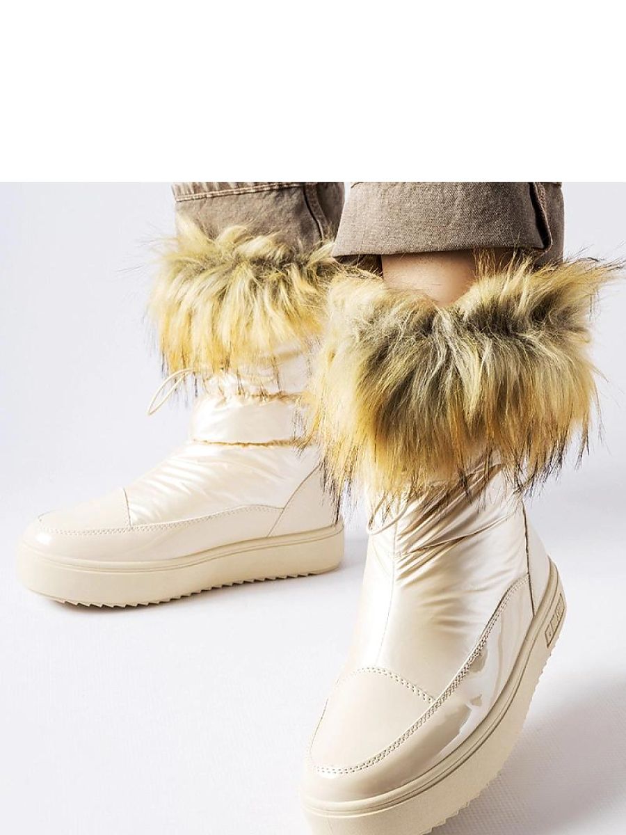 Beżowe ocieplane śniegowce MM274380 - Solea - obrazek 2