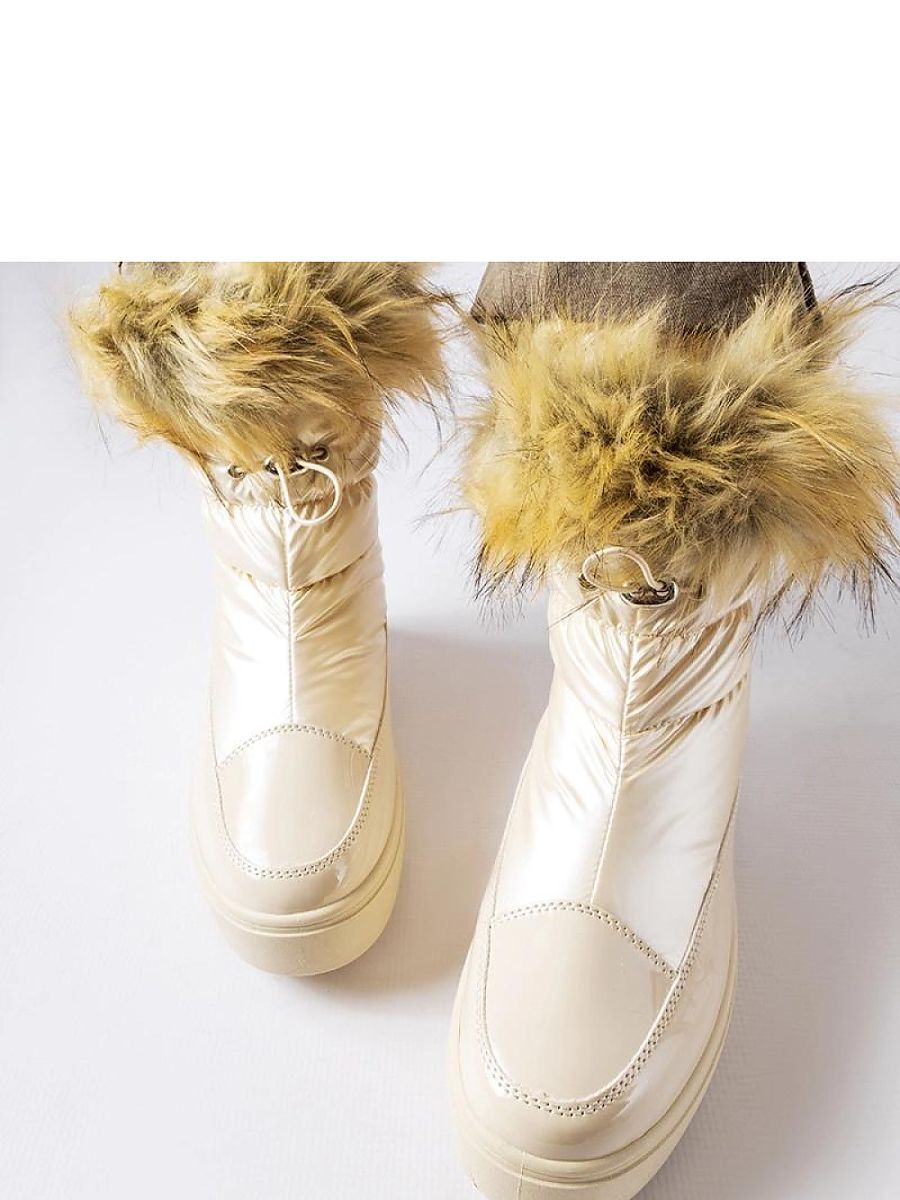 Beżowe ocieplane śniegowce MM274380 - Solea - obrazek 4