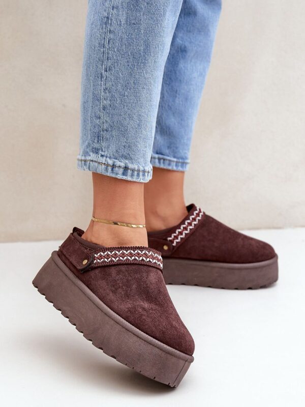 Śniegowce Model Selithria PL361 Czekolada - Step in style