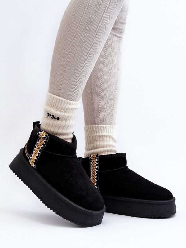 Śniegowce Model Udra UA-1833 Black - Step in style