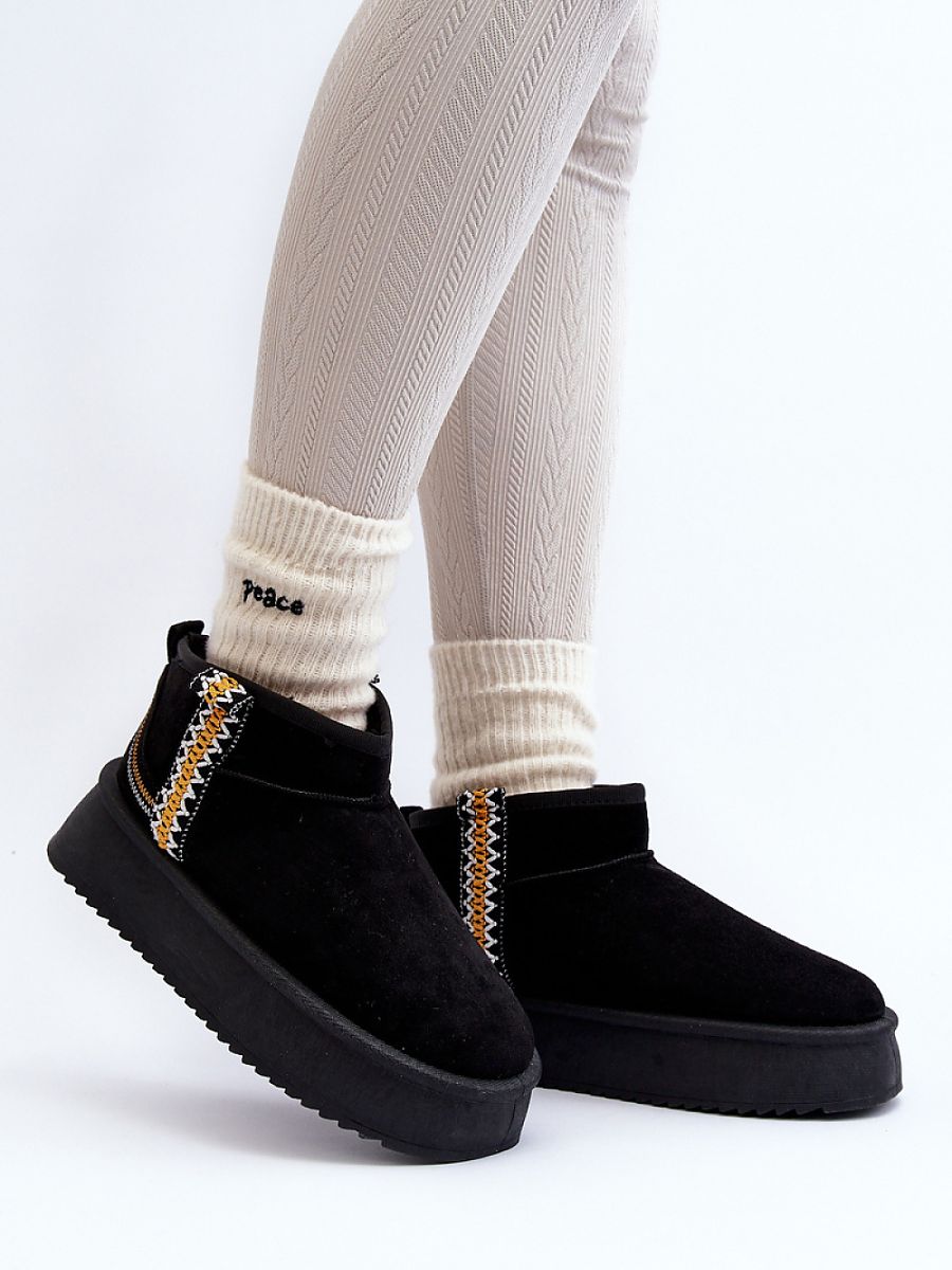 Śniegowce Model Udra UA-1833 Black - Step in style