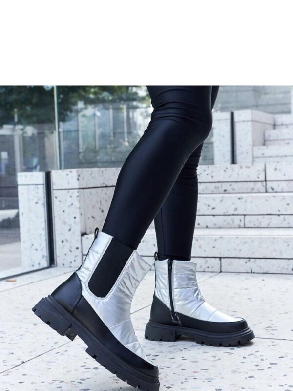 Metaliczne ocieplane śniegowce Galvani - Solea